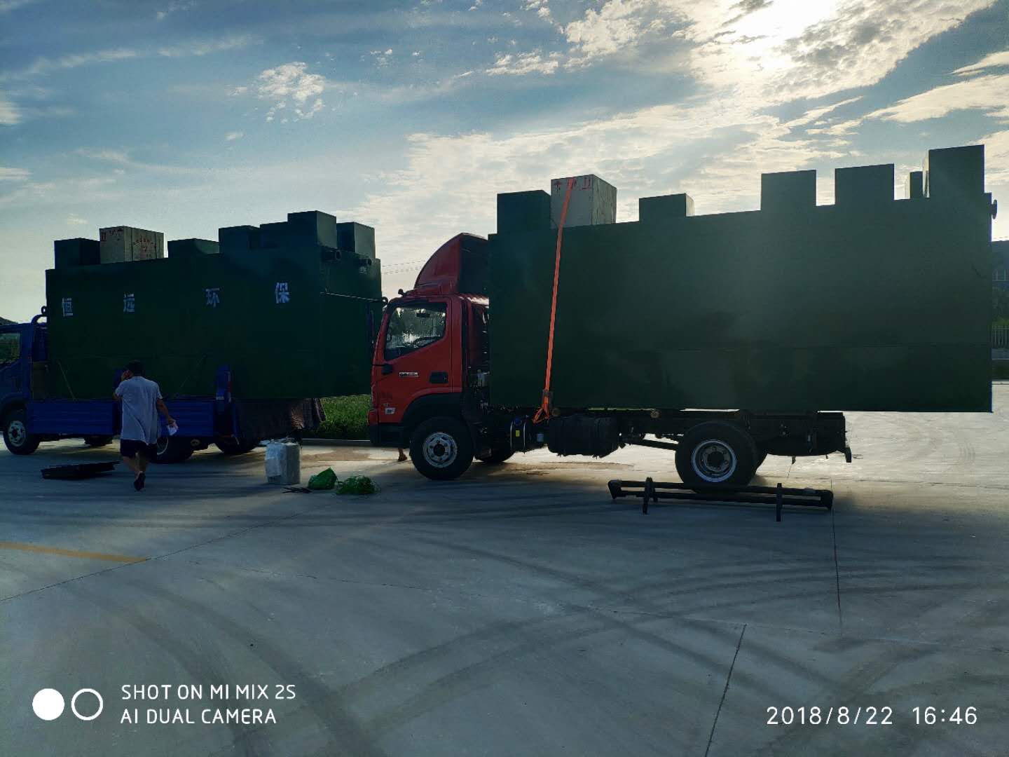 一體式污水處理設(shè)備  出水水質(zhì)滿足排放標準