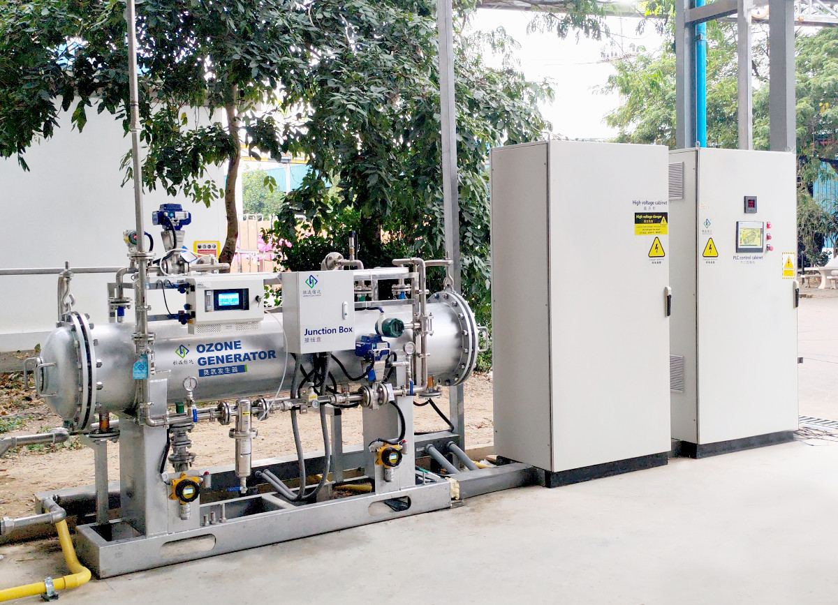 臭氧發(fā)生器項目現(xiàn)場